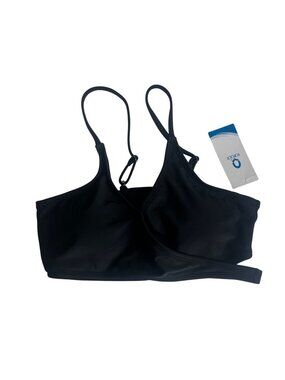 Karrack Adjustable Strap Swimwear Bikini Top Size 20 Black New Summer Pool